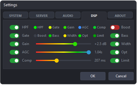 RPh Livecaster — DSP Processing